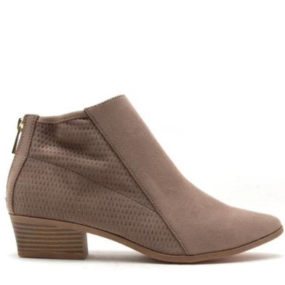 ⚠️$15⚠️ Casual Ankle Tan brown Ankle zipper Boots